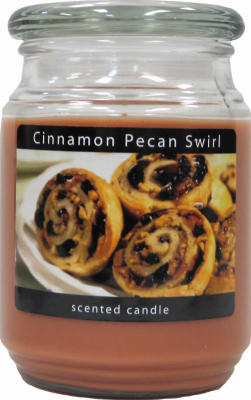 Candle lite 3297549 18 Oz Cinnamon & Pecan Scented Terrace Jar Candle (Pack of 2)