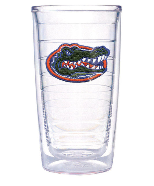 Tervis Collegiate 16 oz Florida Gators Clear BPA Free Tumbler
