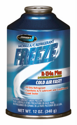 Refrigerante para aire acondicionado de automóvil R134a con potenciadores, 12 oz (paquete de 12)