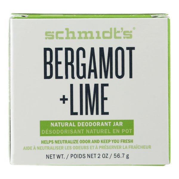 Schmidts - Desodorante Bergamota Lima - 1 Unidad - 2 OZ