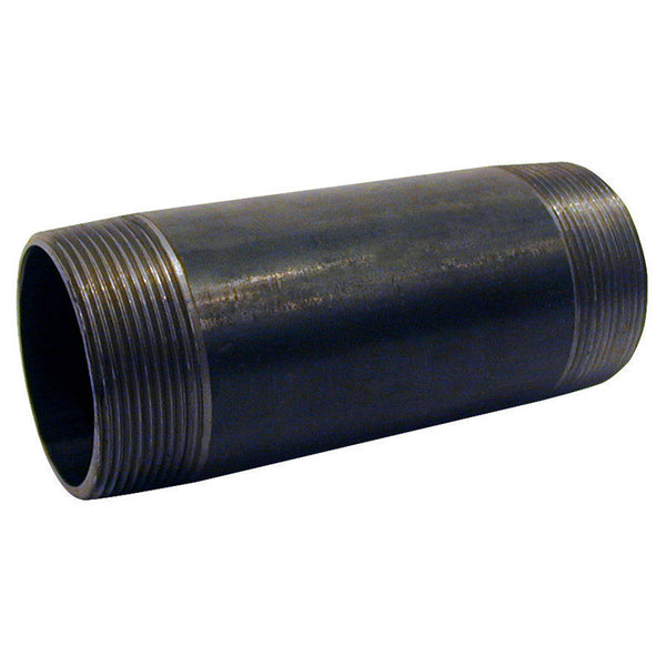 NIPPLE BLACK 1.25"X3.5