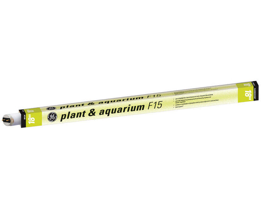 GE Plant & Aquarium 15 watt T8 1 in. Dia. x 18 in. L Fluorescent Bulb Warm White Linear 3100 K (Pack of 6)