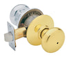 Schlage Plymouth Bright Brass/Bright Chrome Privacy Lock Right or Left Handed