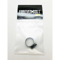 FOREVERBOLT 7/16 in to 25/32 in. SAE 6 Mini Clamp Black Hose Clamp Stainless Steel Band