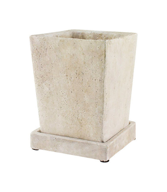 Syndicate Home & Garden 6-1/4 in. H x 5-1/2 in. W Cement Planter Stone (Pack of 4)