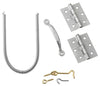 National Hardware Galvanized Steel Screen/Storm Door Hardware Set 1 pk