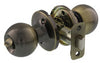 Ultra Security Antique Brass Bed and Bath Knob Right or Left Handed