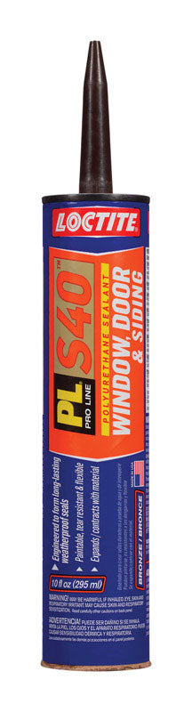 PL 1618175 10.2 Oz Bronze Polyurethane Window, Door & Siding Sealant (Pack of 12)