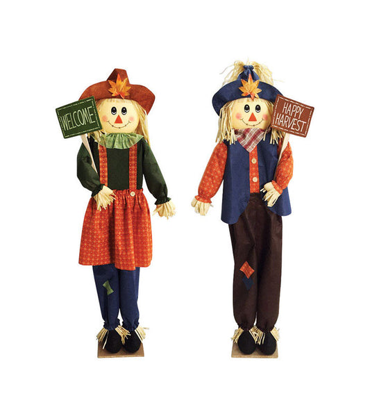 Standing Scarecrow Decor (Pack of 6)