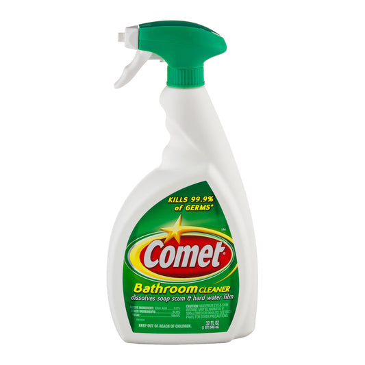 Comet No Scent Bathroom Cleaner Liquid 32 oz (Pack of 9).