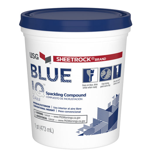 USG Blue IQ Ready to Use White Spackling Compound 1 pt (Pack of 12)