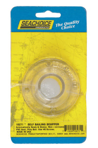 Seachoice  Polished  Polycarbonate  7.2 in. L x 3/4 - 1-1/2 in. W Small Self Bailing Scupper  1 pk