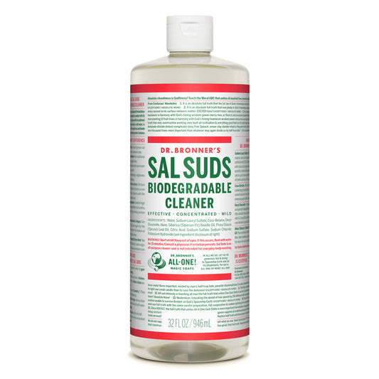 Dr. Bronner's Sal Suds Pine Scent Concentrated Biodegradable Cleaner Liquid 32 oz. (Pack of 12)