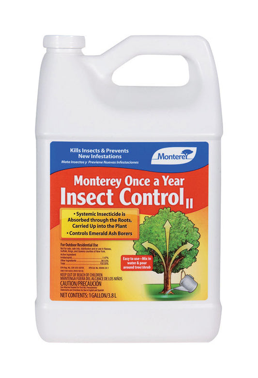 Monterey Once a Year Insect Control II Systemic Insecticide 1 gal. (Pack of 4)