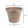 Bloem Llc Tr0683 6.5 Pebble Stone Terra Pot Planter