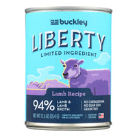 Buckley - Liberty We Food Lamb - Case of 12 - 12.5 OZ