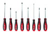 Milwaukee  10 pc. Phillips/Slotted/Square  Screwdriver and Bit Set  10 in.