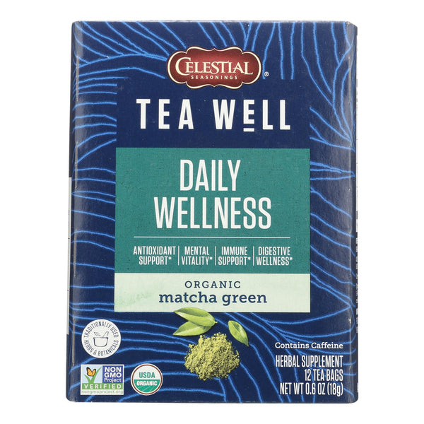 Teawell - Tea Matcha Green - Case of 6-12 CT (Pack of 6)