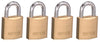 Master Lock Fortress 5.6 in. H X 3/4 in. W Aluminum 3-Pin Tumbler Padlock Keyed Alike