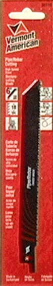 Vermont American 30110 6" 18 TPI High Speed Steel Metal Cutting Recip Saw Blades