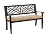Living Accents  Bench  Steel  36.22 in. H x 24.8 in. L x 47.83 in. D