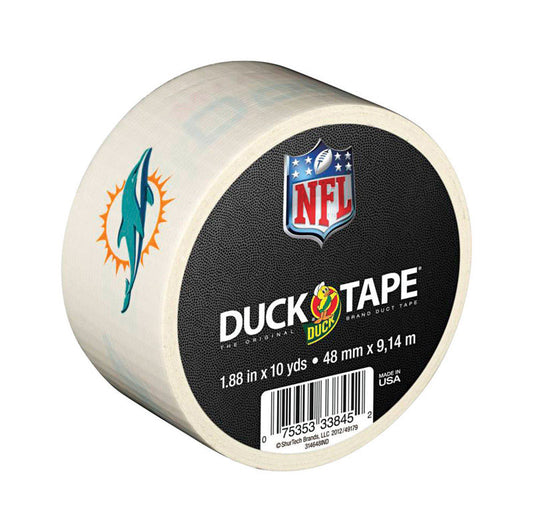 Duck Nfl Duct Tape High Performance 10 Yd. Dolphins