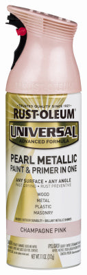 Rustoleum 301537 11 Oz Champagne Pink Universal Pearl Metallic Spray Paint (Pack of 6)