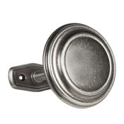 Kenney Manufacturing Company Knl75073 Antique Pewter Round Medallion Holdbacks 2 Count