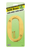 Hy-Ko  4 in. Gold  Brass  Screw-On  Number  0  1 pc.