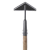 Flexrake Heavy Grade Steel Hand Finished Nostalgic Triangle Weeding Hoe with 54 in. Oak Handle