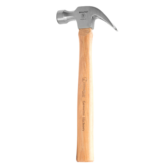 Great Neck Smooth Face Contoured Claw Hammer 16 oz. with 11 in. Hickory Handle