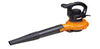 Worx 250 mph 400 CFM 120 V Electric Handheld Blower/Mulcher/Vac
