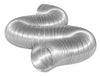 Dundas Jafine 8 ft. L X 8 in. D Silver Aluminum Semi-Rigid Vent Duct