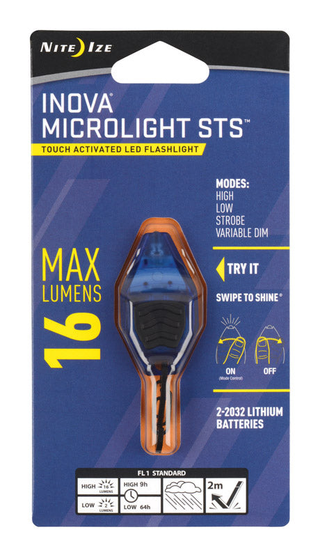 Nite Ize INOVA 16 lumens Blue LED Micro Light CR2016 Battery (Pack of 6)