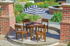 Living Accents  6 pc. Kid's  Patio Set  Brown