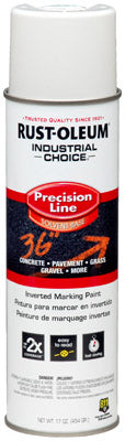 Industrial Choice Precision Line Marking Spray Paint, White, 17-oz. Inverted