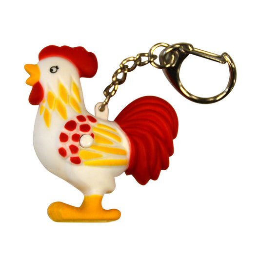 KeyGear Plastic Multicolored Rooster Light Key Holder