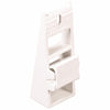 Amerimax 3 in. H x 1.5 in. W x 1 in. L White Vinyl Fascia Fixer (Pack of 50)