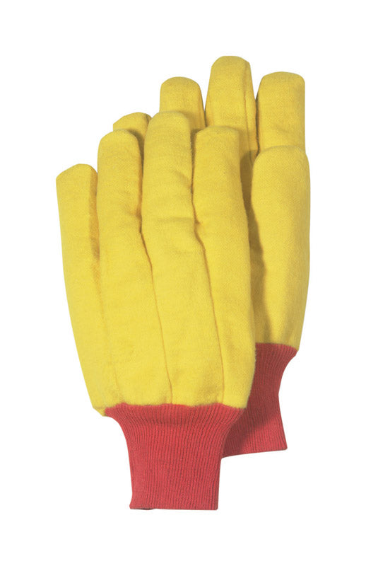 Handmaster  Men's  Indoor/Outdoor  Fleece  Utility  Gloves  Gold  L  3 pair