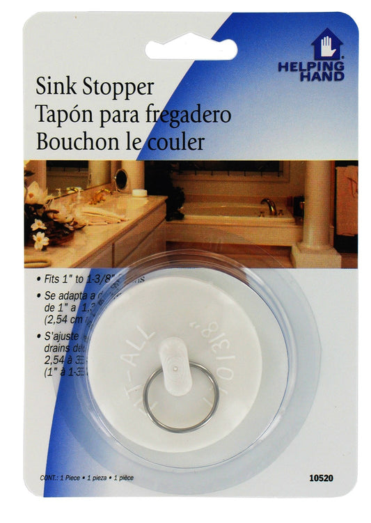 Faucet Queen 10520 Rubber Sink Stopper (Pack of 3)