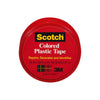 Scotch Red 125 in. L x 3/4 in. W Plastic Tape (Pack of 6)