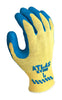 Atlas Unisex Indoor/Outdoor Coated Work Gloves Blue/Yellow XL 1 pair