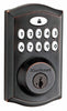 Kwikset SmartKey Venetian Bronze Zinc Electronic Touch Pad Deadbolt