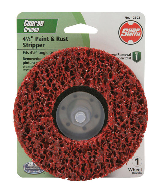 Shopsmith 4.5 in. Silicon Carbide Center Mount Paint and Rust Remover Disc 60 Grit Coarse 1 pk