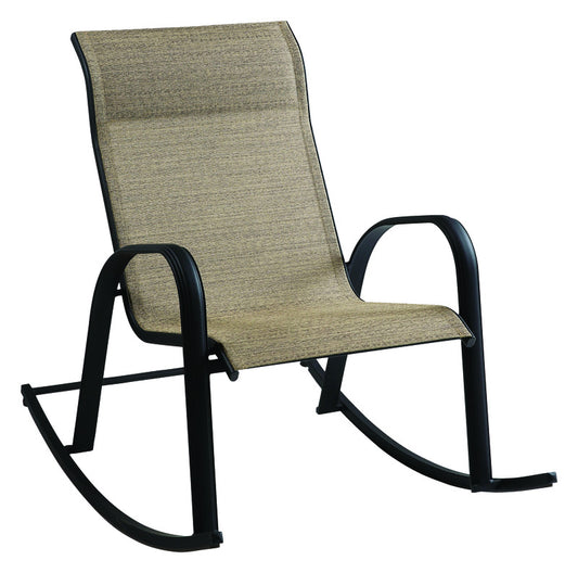 Living Accents  Black  Steel Frame Rocker Chair