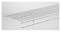 Wardrobe Wire Shelf, White, 12-In. x 12-Ft. (Pack of 6)