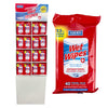 Lucky  Cotton/Poly  Antibacterial Wipes  5.9 in. W x 7.9 in. L 40 wipes
