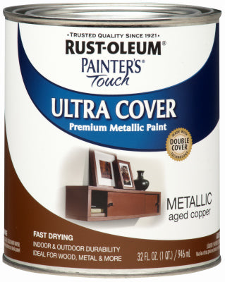 Rust-Oleum  Painters Touch  Aged Copper  Ultra Cover Paint  1 qt. (Pack of 2)