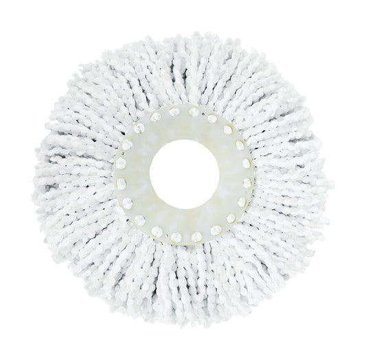 Casabella Spin Cycle Chenille Machine Washable Mop Head Refill 10 L in.