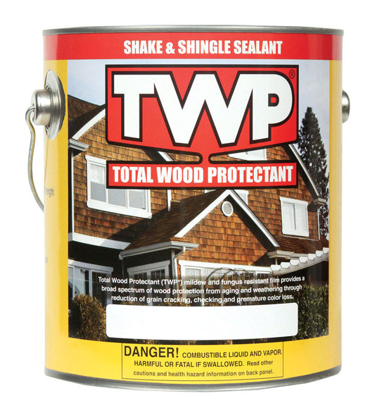 TWP Alkyd Shake and Shingle Sealant Cedartone 1 gal. (Pack of 4)